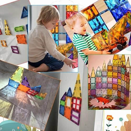 Magnetic Tiles - 100 pcs