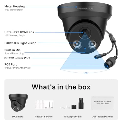 Turret Security Camera 5MP