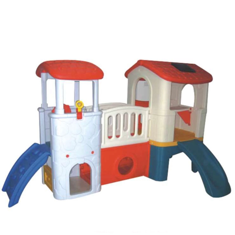 Megastar Large Play Slide Twin Tower SHA-XRD-1B4636 - Plastic Suitable for 2 to 4 years