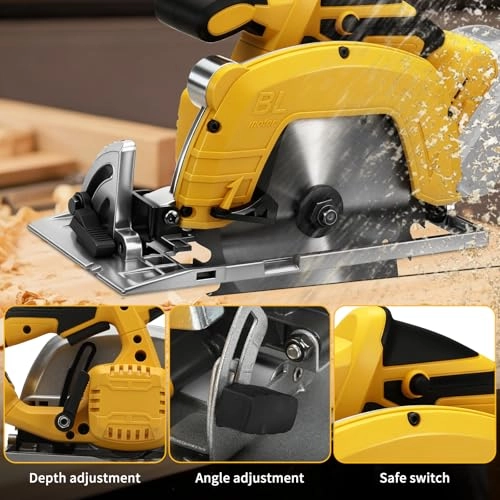 Brushless Electric Circular Saw Cordless