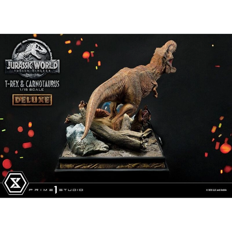 Prime 1 Studio Tyrannosaurus Rex + Carnotaurus + Owen Grady - Jurassic World - Fallen Kingdom (49 x 90 x 51 cm) (3000026955)