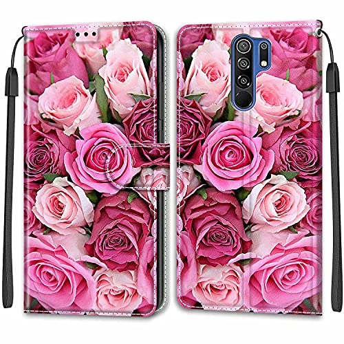 Wallet Case for Xiaomi Redmi 9 - PU Leather + Tpu