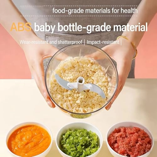 Hand Pull String Mini Chopper - 900ml 5 blades