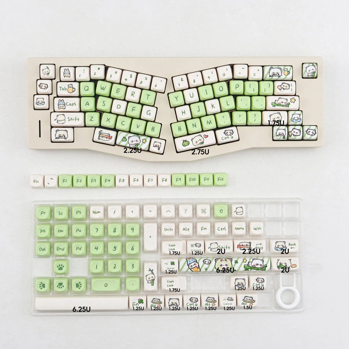 PBT Cat Keycaps Set - USB