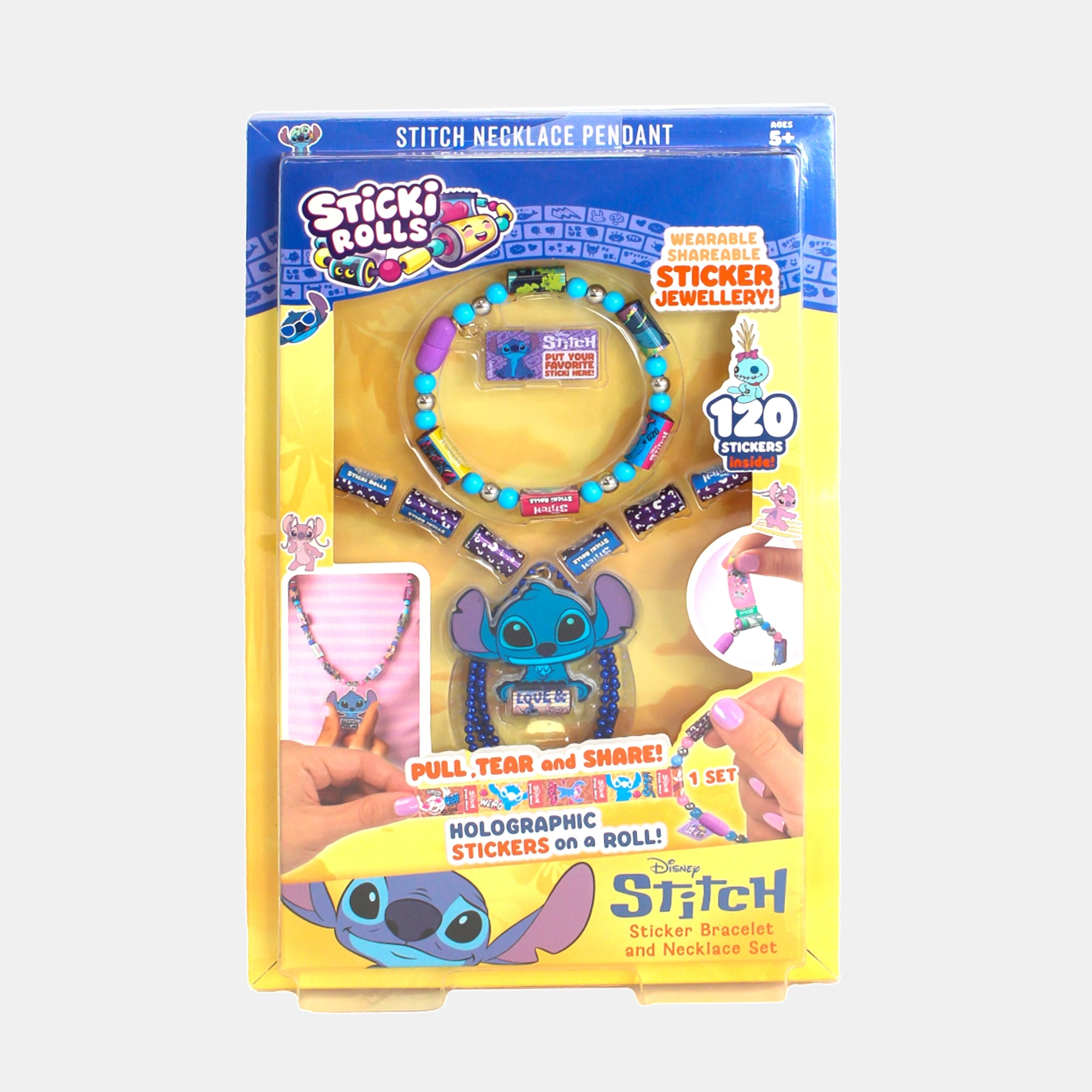 Sticki Rolls Stitch Pendant Set - Multicolor 29pc