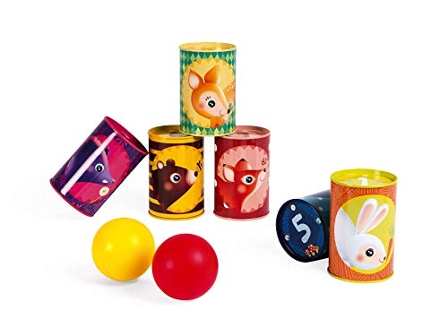 Forest Tumbling Cans - 36 months - 8 years 6 cans 2 balls