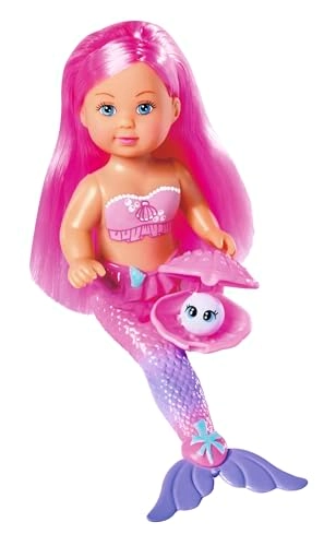 Evi Love Mermaid Pearl Toy Doll - 12 cm Plastic Ages 3+