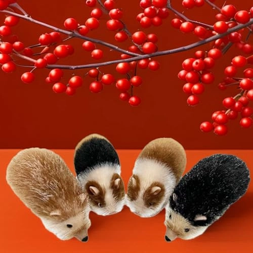 Hedgehog Brown 13 cm Silicone