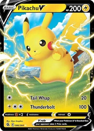 Pokemon USA, Inc. Pikachu V - 086/264 - Fusion Strike