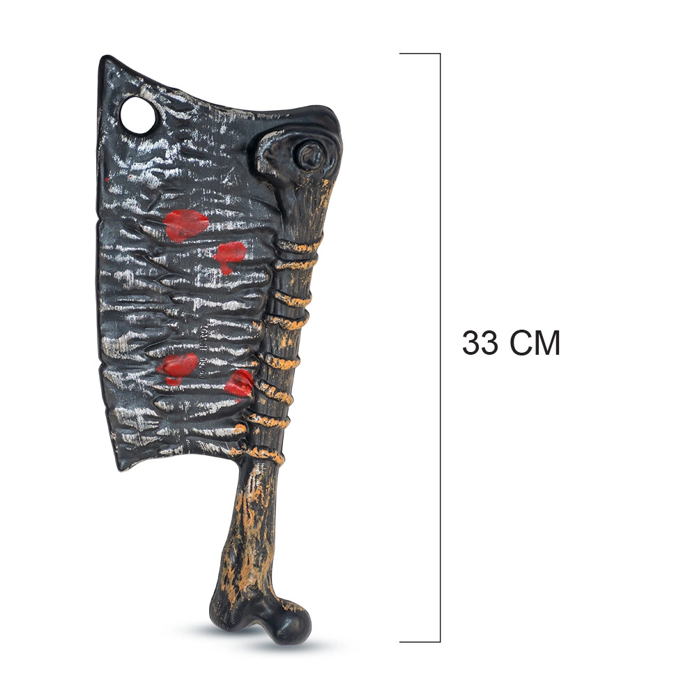 Bloodstained Fake Bone Cleaver - 33 cm