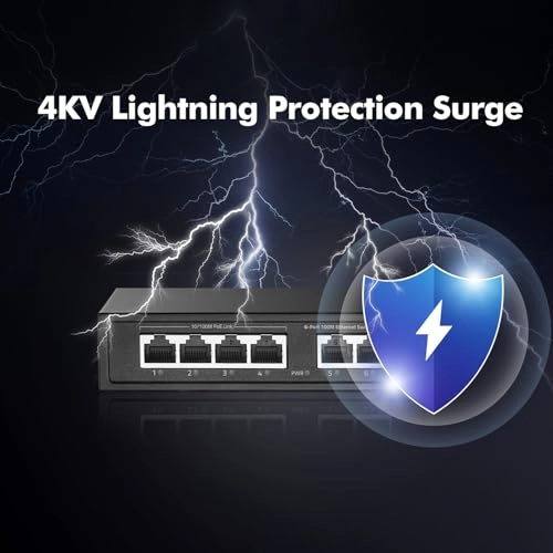 6x100M POE - 6-ports