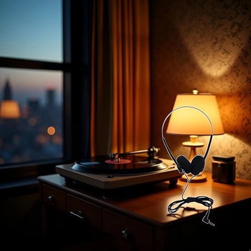 Retro Over-Ear Wired Headphone
