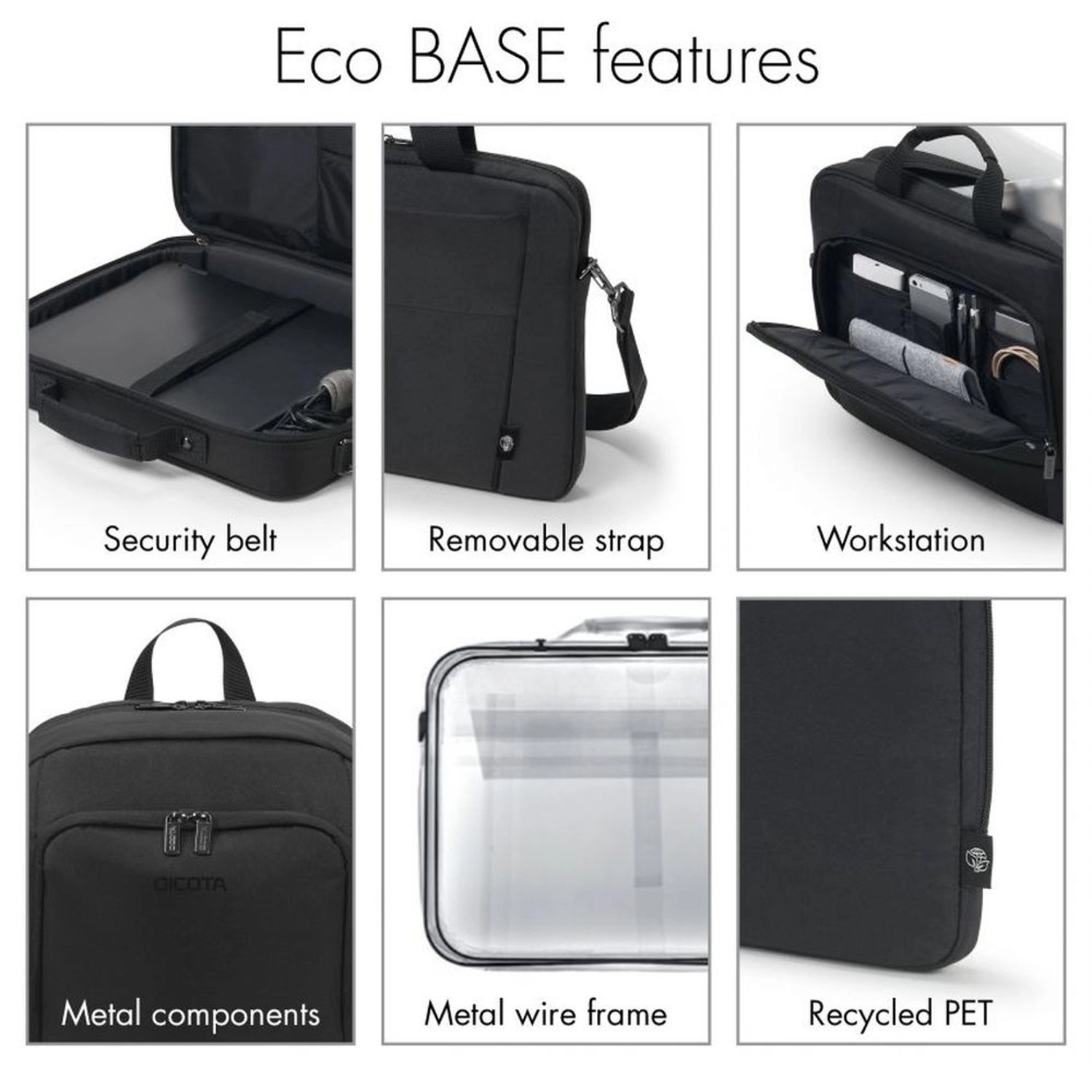Eco Traveller BASE Messenger Bag for 13-14.1inch Laptop