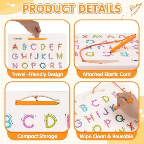 Magnetic Alphabet Writing ABC Board - 36 months and up