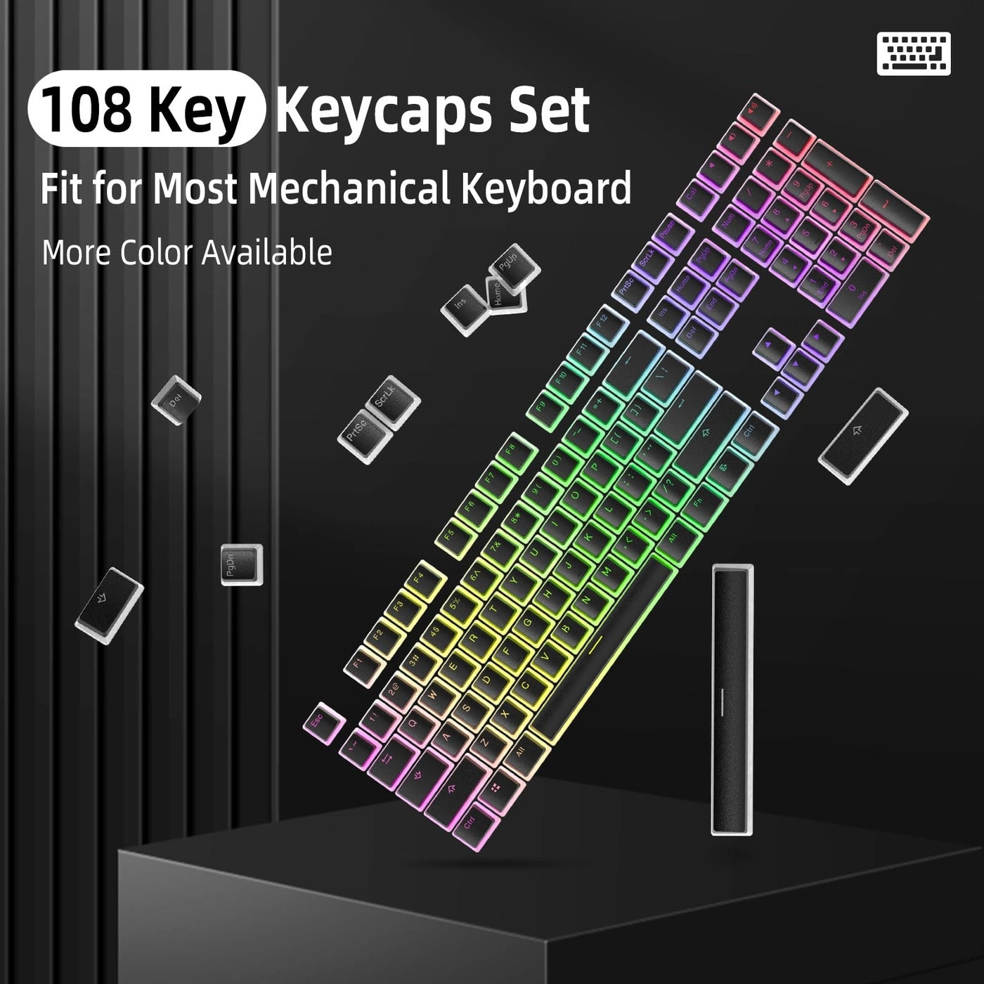 117 Key PBT Keycap Set - US Layout RF