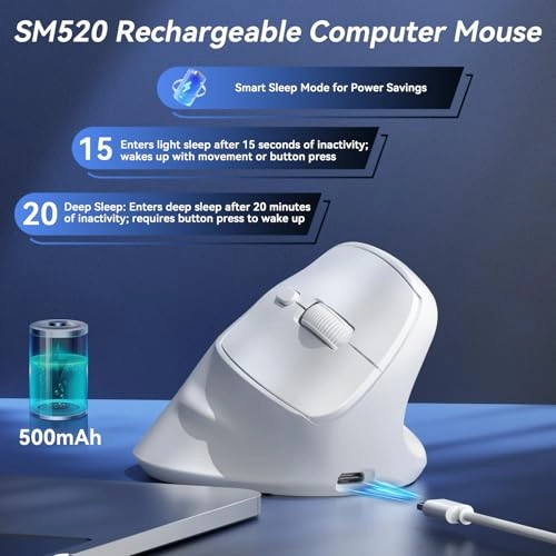 SM520 Mouse - 2.4GHz Wireless Bluetooth USB