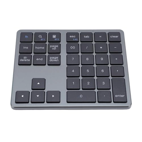 Numeric Keypad - 35 Keys Wireless Rechargeable