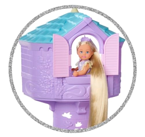 Evi Love Rapunzel Tower - 32 cm Extra Long Hair Ages 3+