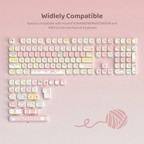 Double Shot PBT keycaps - XDA Profile 134keys