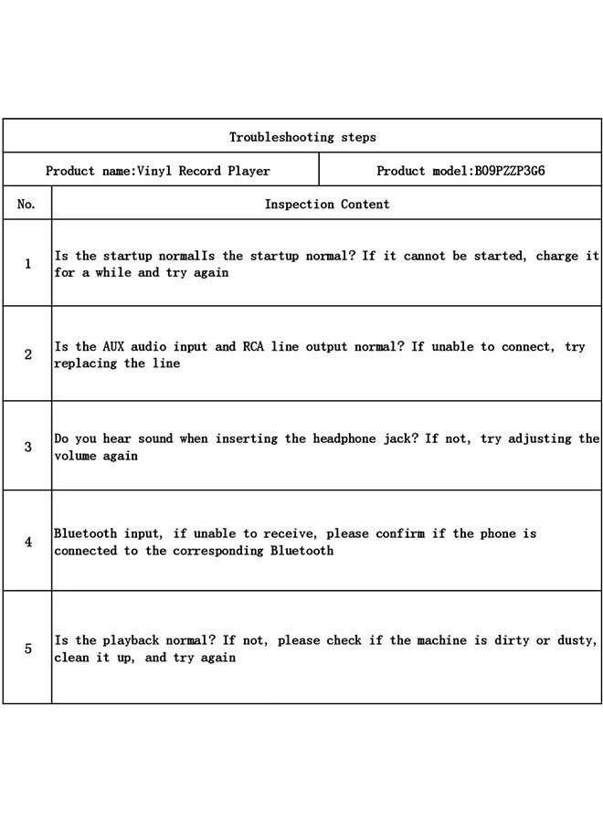 Turntable - Bluetooth 2 Speakers 3-Speed