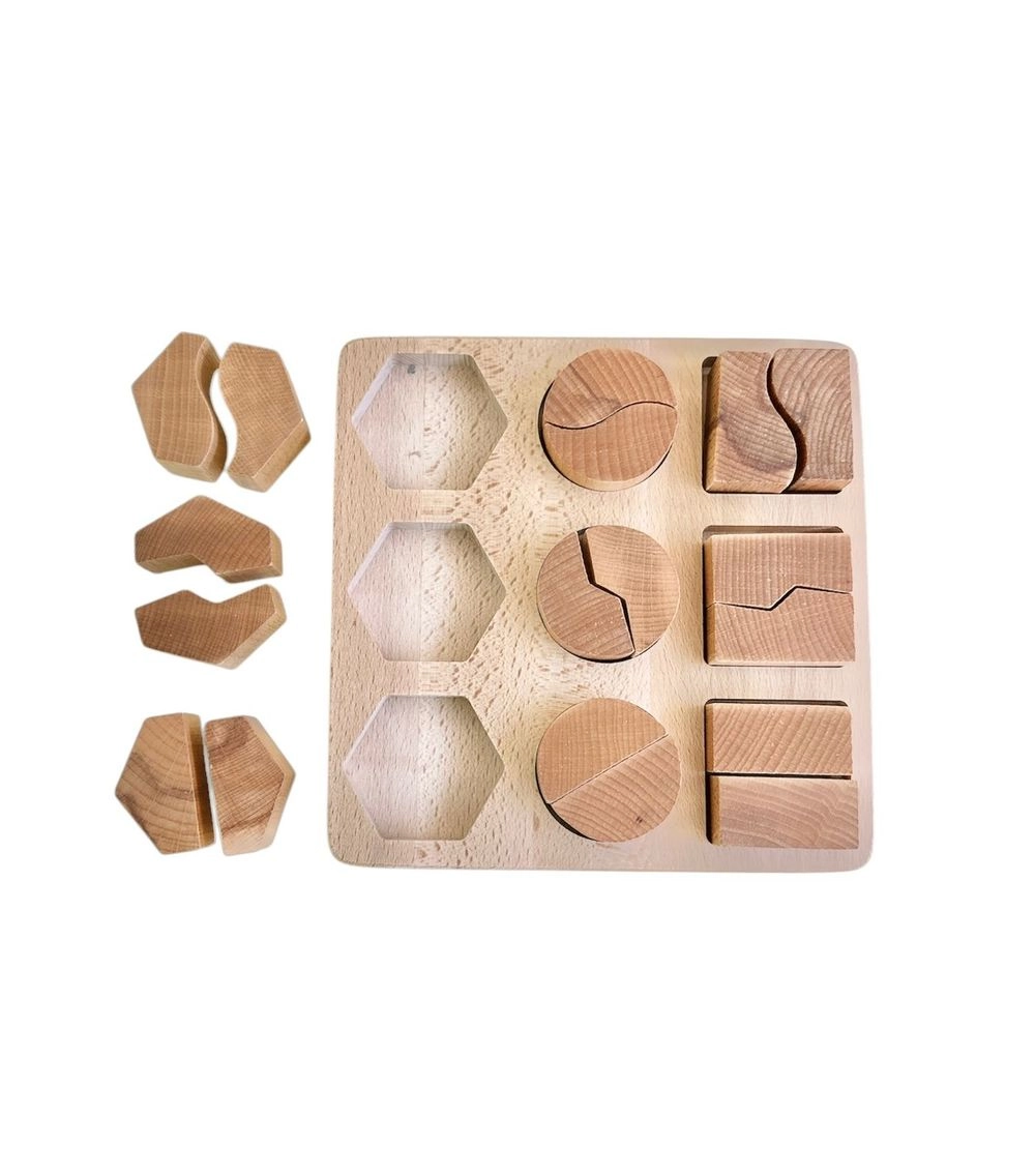 Shape Matching Board - Suitable for 3 years and above 19 pieces