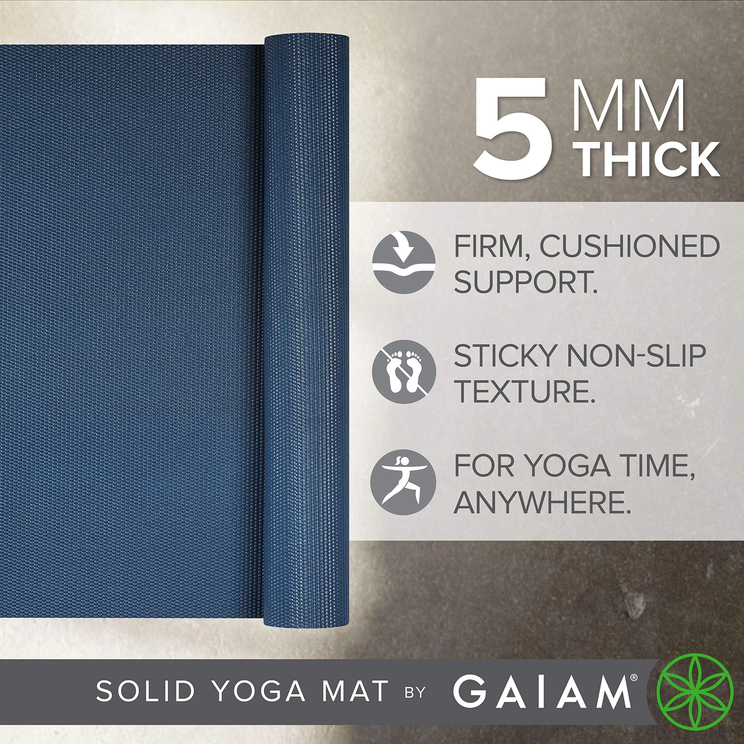 Yoga Mat - Polyvinyl Chloride 5mm