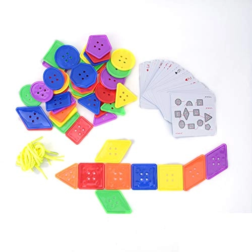 Baby Plastic Button Threading Intelligent Game - Above 3 Years Old