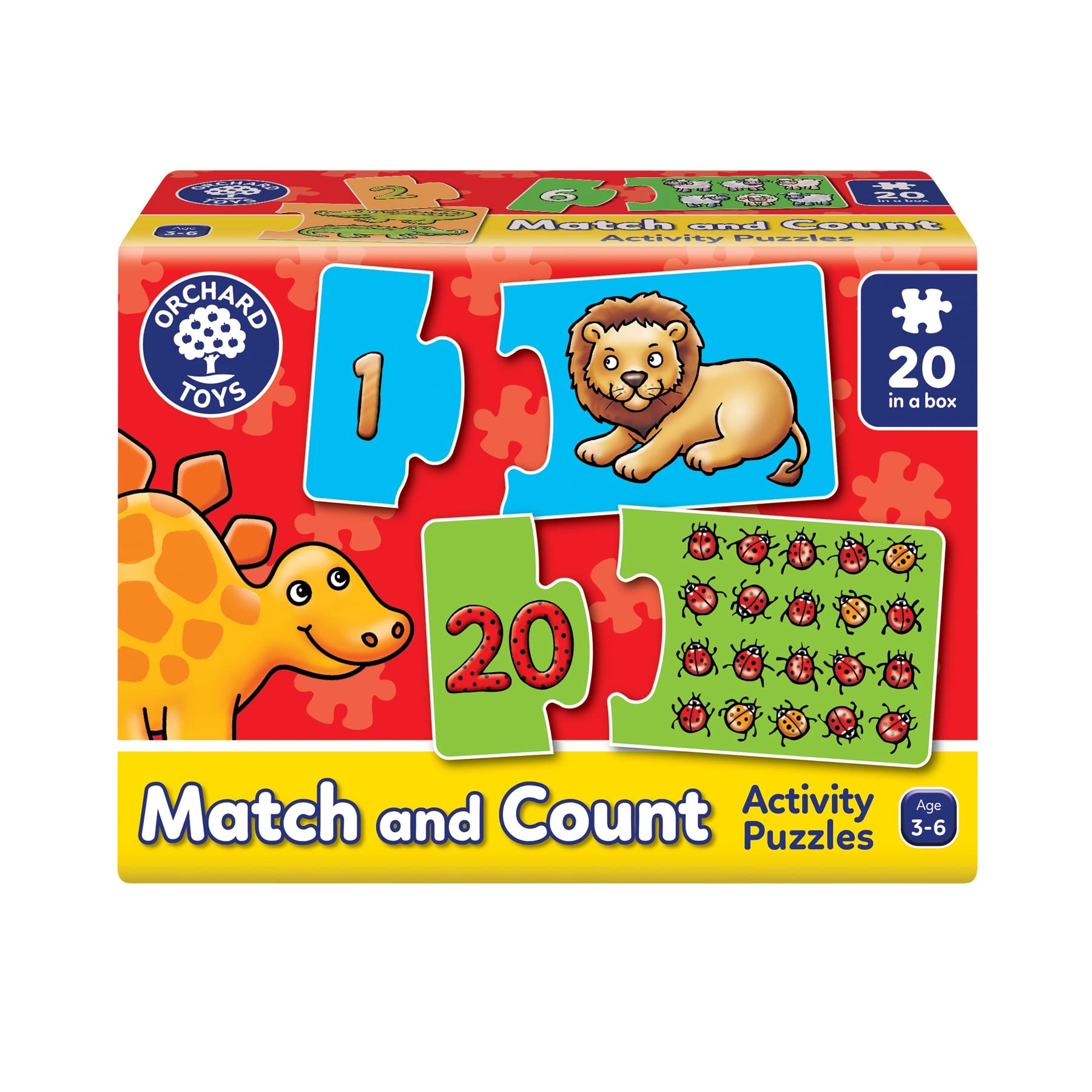 Orchard Toys Match & Count Jigsaw Puzzle - 3 years & above 20 pieces