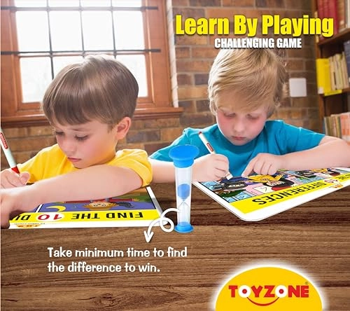 Spot The Differences - 36 months - 3 years 10 pieces