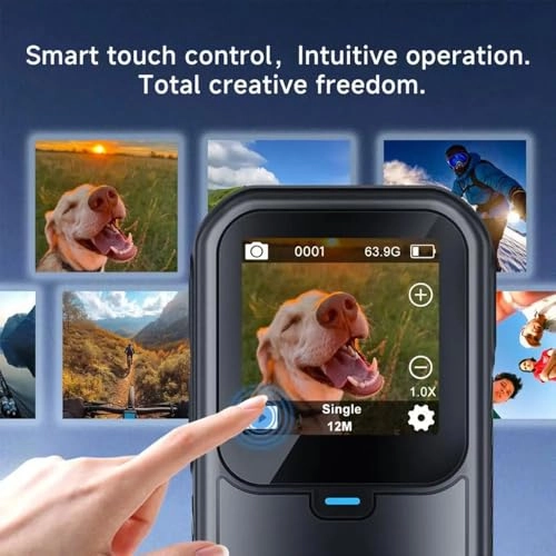 Outdoor Action Camera - 5K 6-Axis Anti-Shake Dual Screen