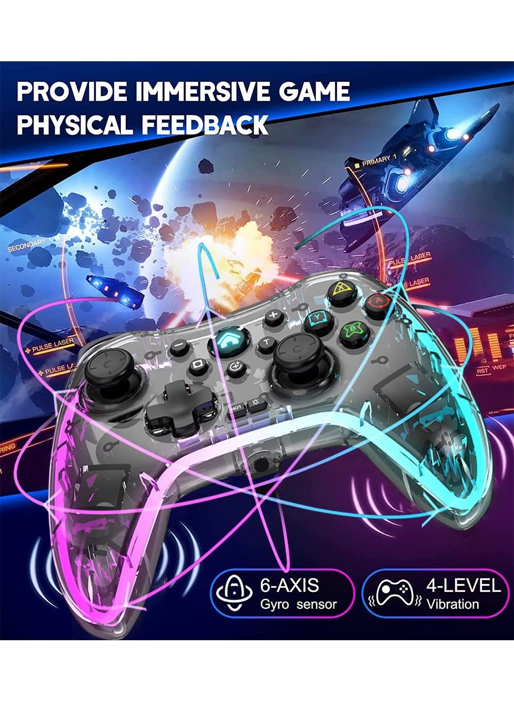 Wireless Pro Controller - Black Nintendo Switch Lite OLED