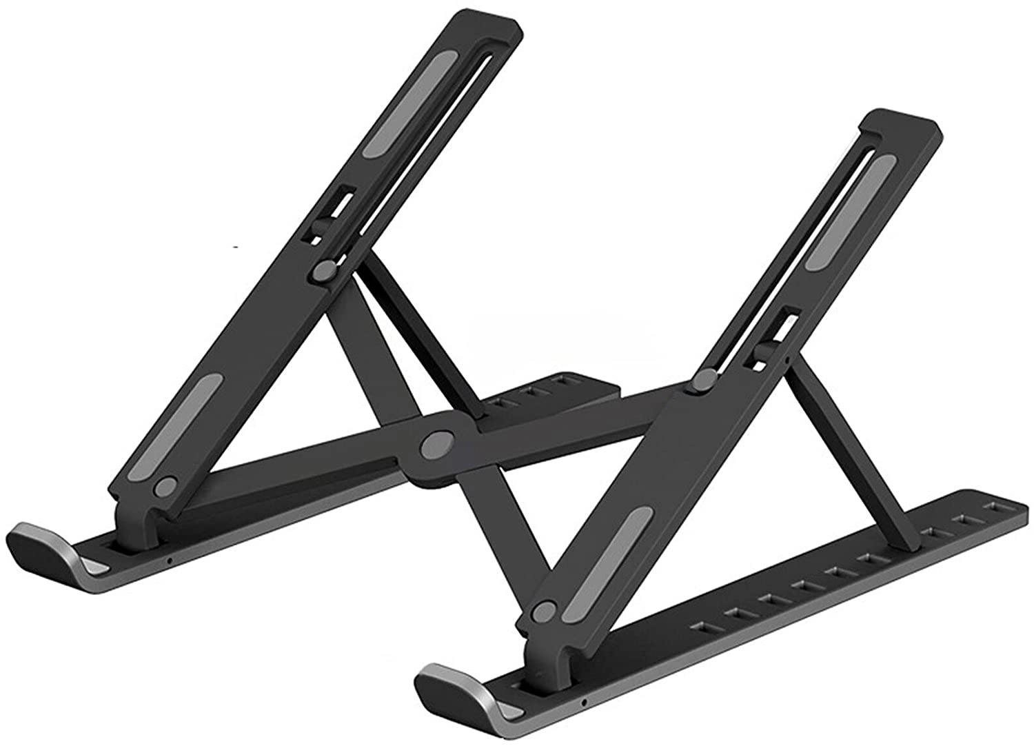 TheMohrim Ergonomic Foldable Height Adjustable Aluminum Portable Adjustable Laptop Stand
