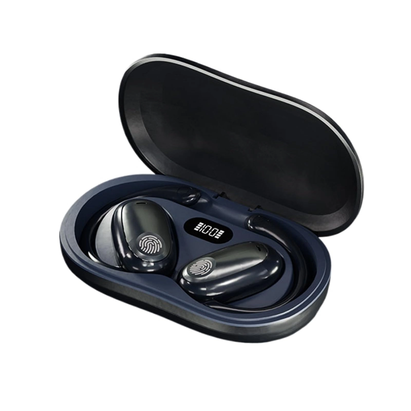 Sporty Hanging Ear Bluetooth Earphones - Wireless Headset