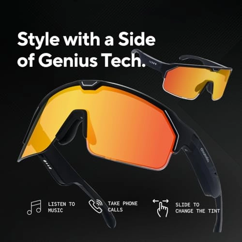 Music Shield - Matte Black Open-Ear Bluetooth