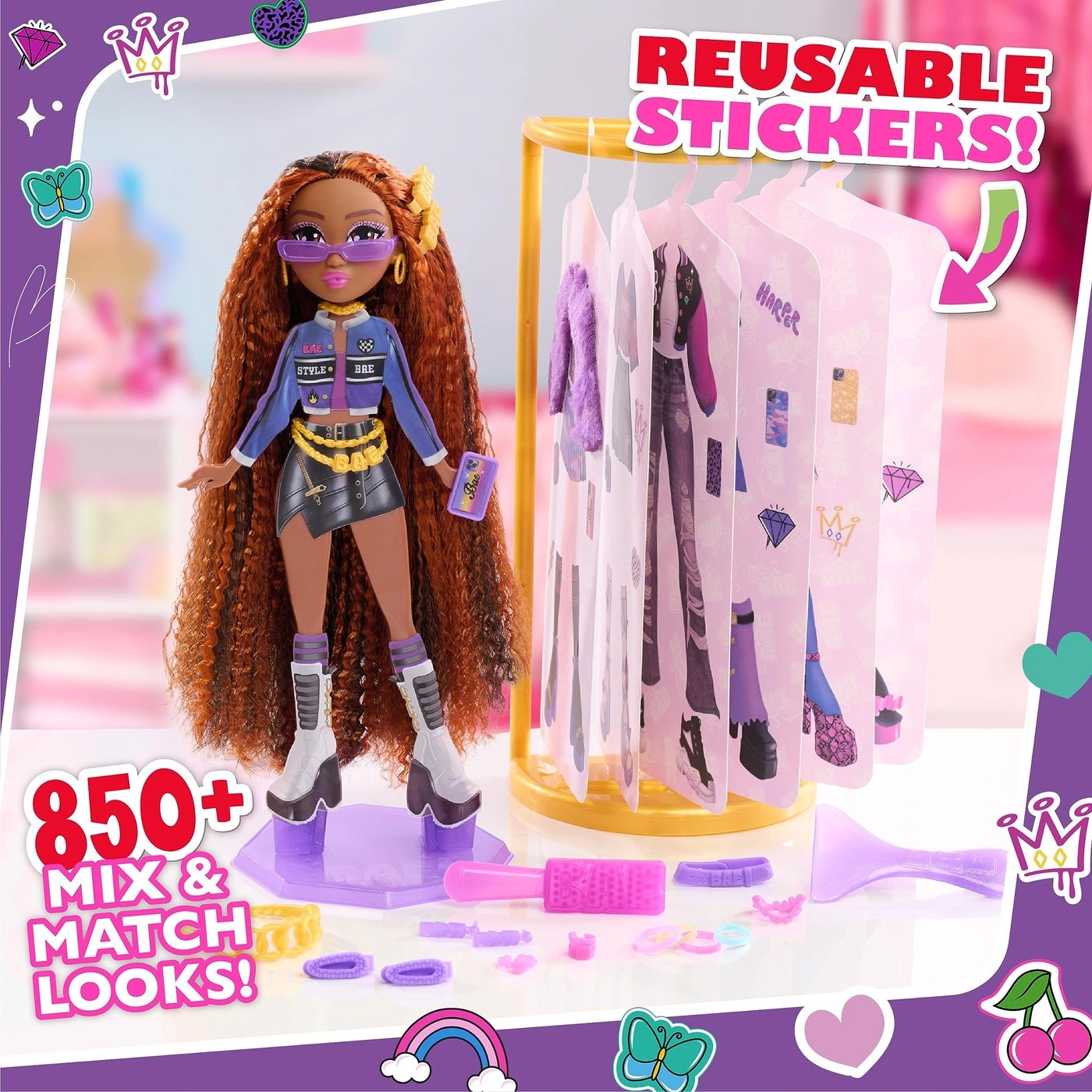 Harper Fashion Doll - 10-Inch 28-Pieces Ages 4+