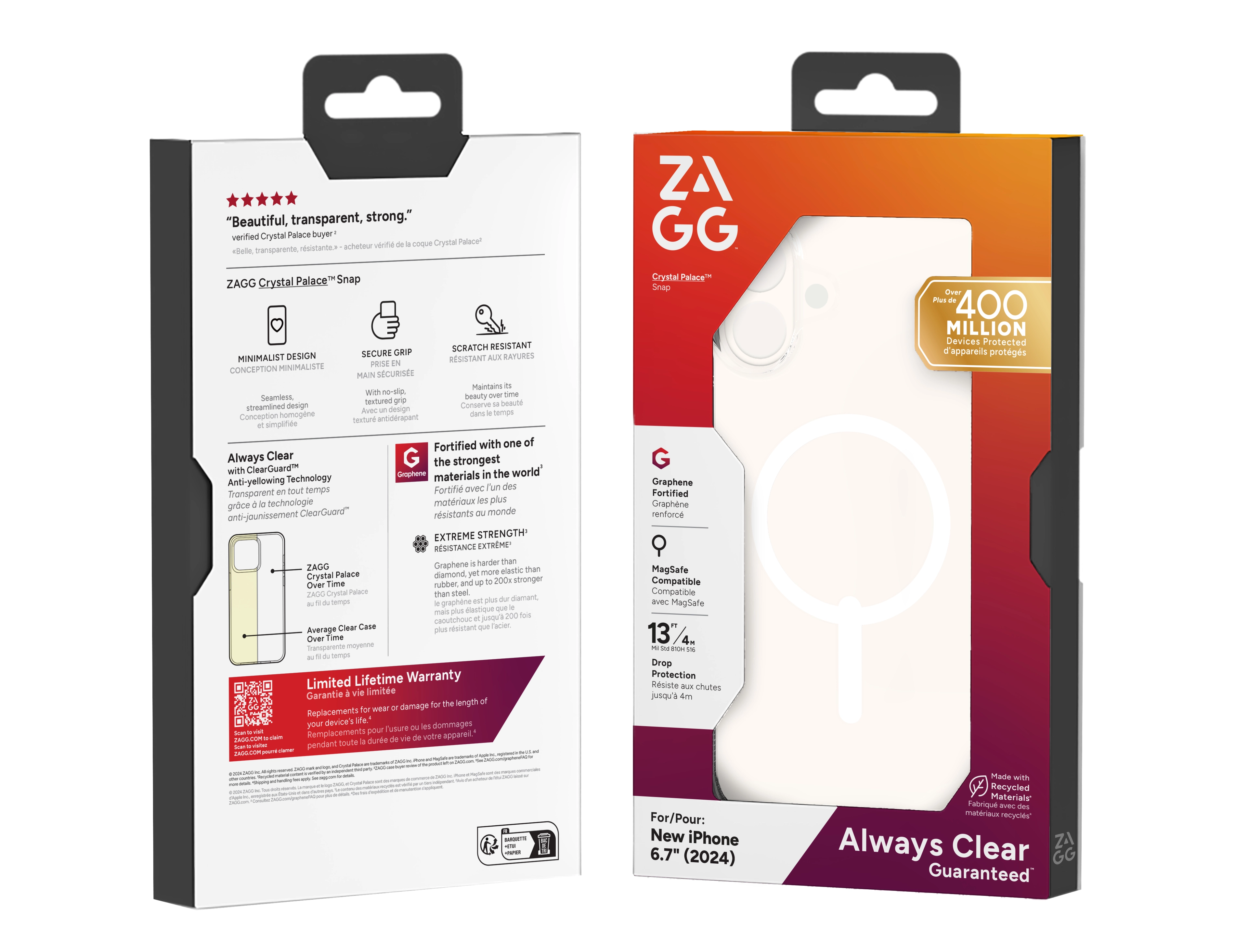 Crystal Palace Snap Clear Case MagSafe for iPhone 16 Plus