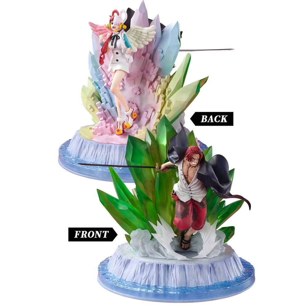 BANDAI TAMASHII NATIONS Shanks + Uta - One Piece Film Red