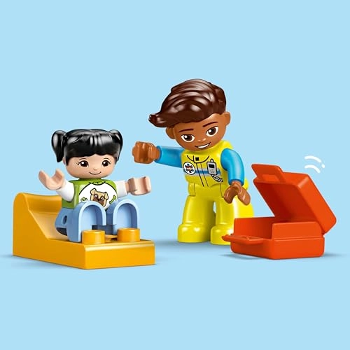 Ambulance & Driver Set (10447) - Educational Montessori Toy 24 months+ multicolor