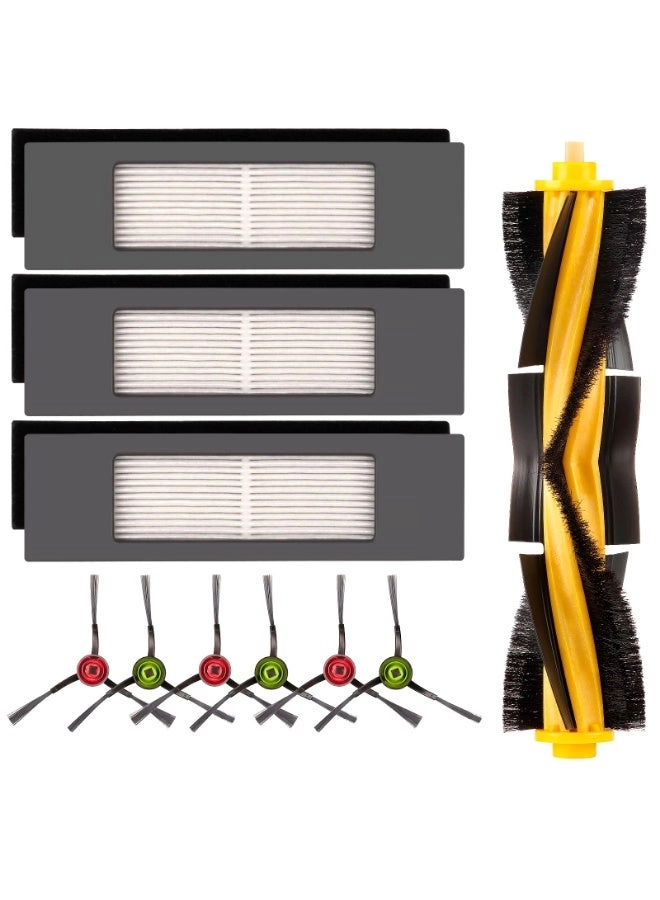 Generic Main Roller Brush - 1 + HEPA Filter - 3 + Side Brush - 6