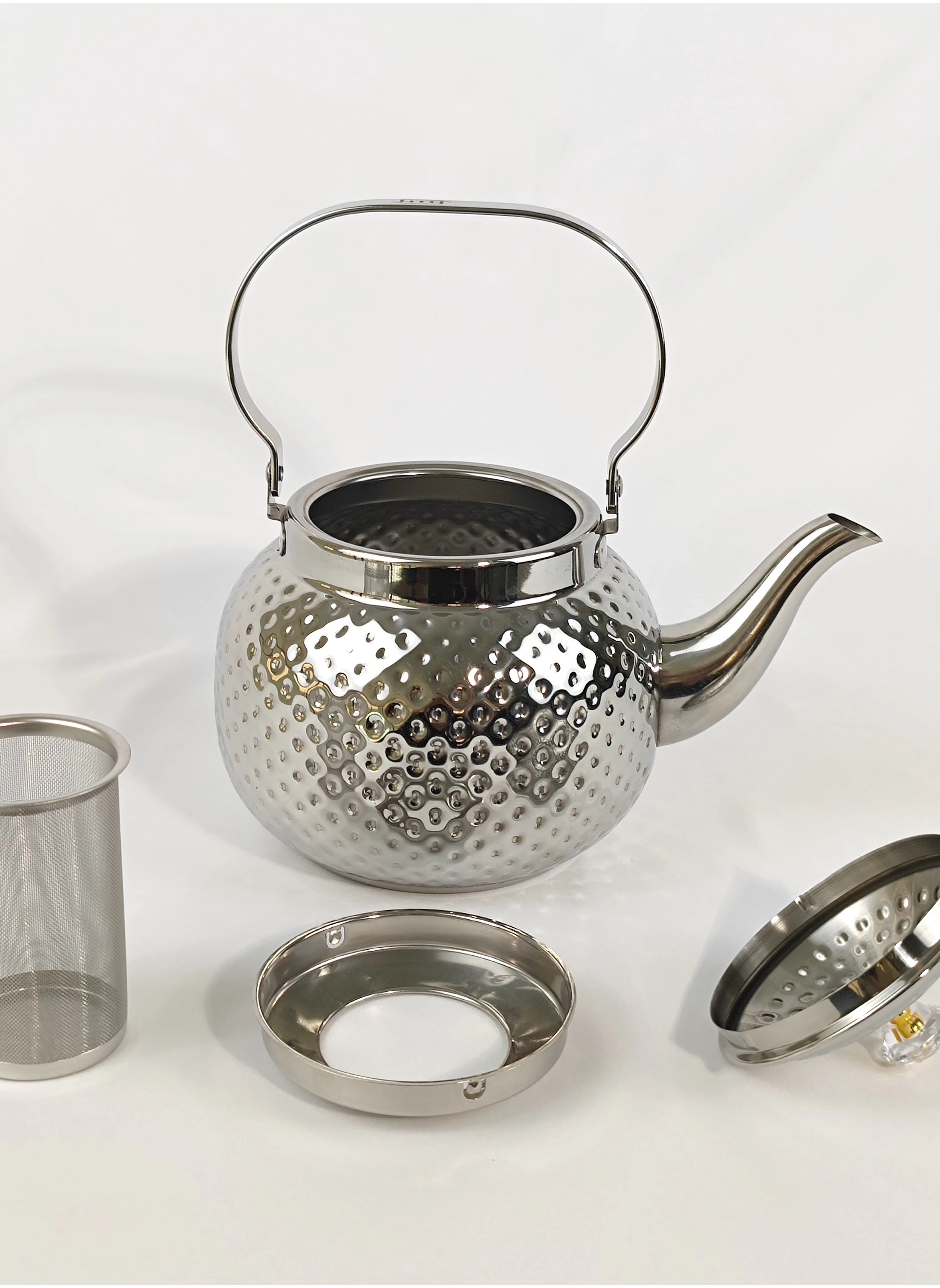 Teapot with Removable Infuser - Stainless Steel 1.6 L