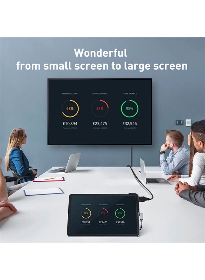 USB C Hub - 6-in-1 4K HDMI USB-C PD