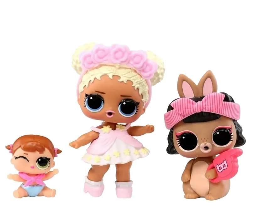 Flower Child Fashion Doll + Short Stop Hop Fashion Doll + Lil Majorette Fashion Doll - Ages 3+