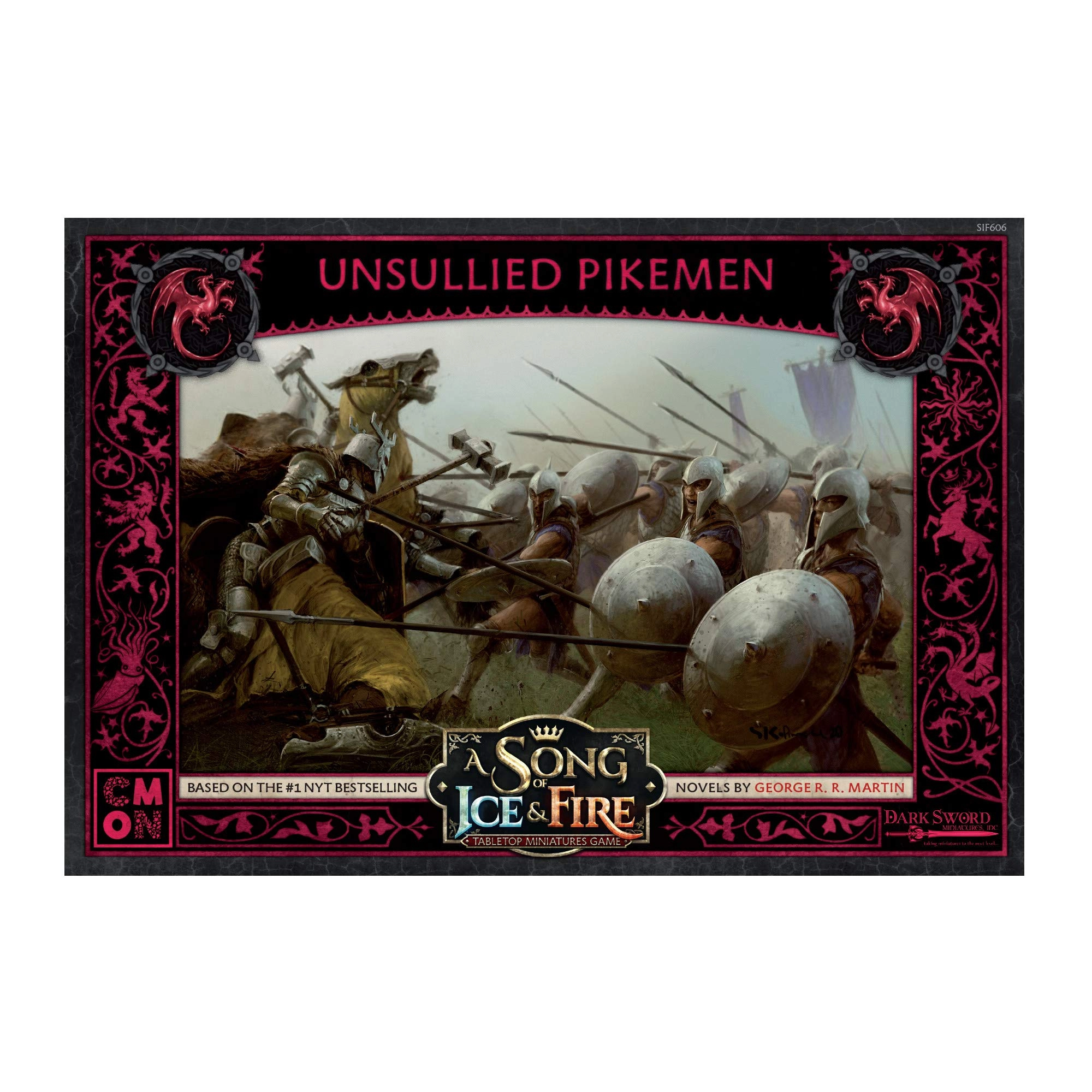 CMON A Song of Ice and Fire Unsullied Pikemen Unit Box - Tabletop Miniatures