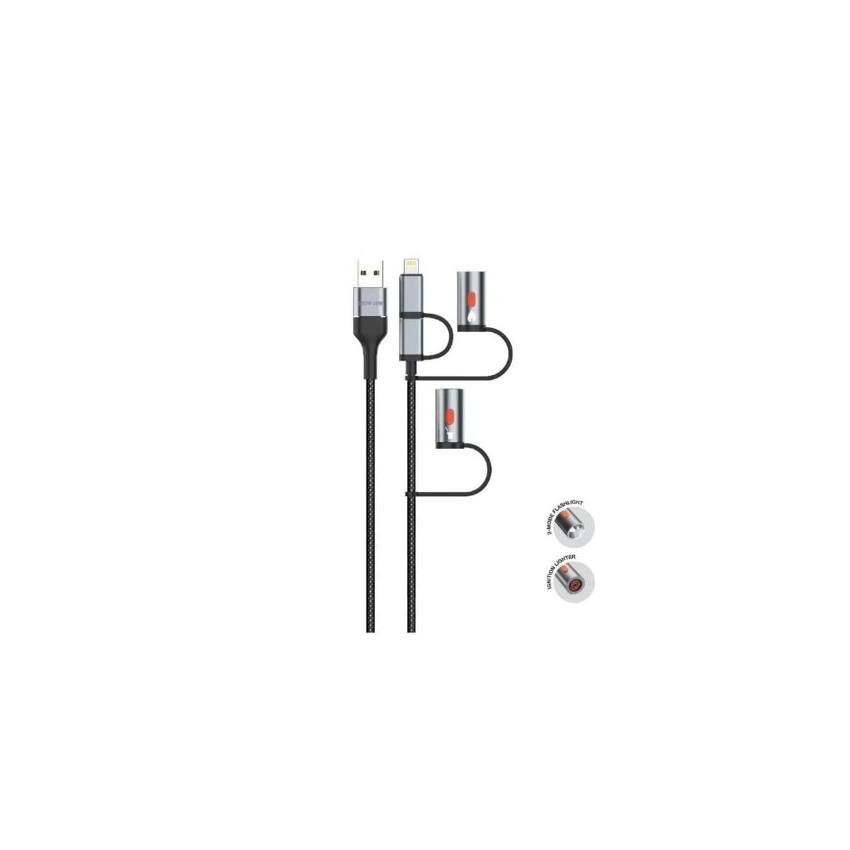 GREEN LION Charge Cable 60W USB-A to USB-C 1m Aluminum