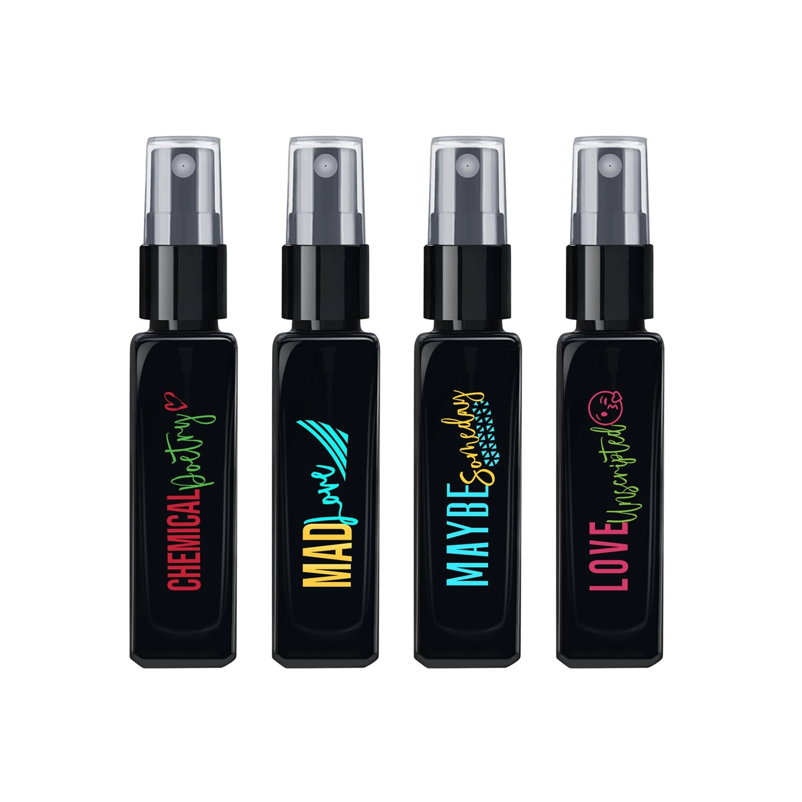 Floressence Perfumes pvt. Ltd Chemical Poetry + Mad Love + Maybe Someday + Love Unscripted - Floral 4 piece(s)