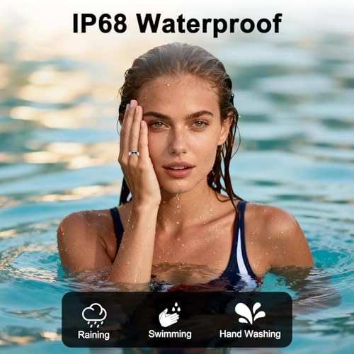 Smart Ring - Fitness Tracker Silver 8#