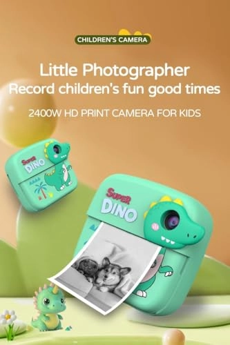 Kids Camera Instant Print - 1080P 32GB Pink