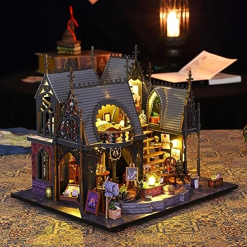 Luna Magic House - LED Lights Paper Plastic Wood