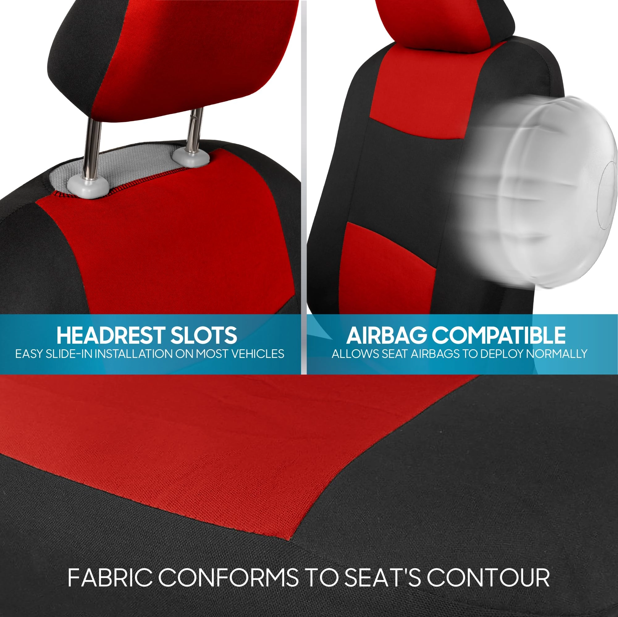 PolyPro Car Seat Covers - Solid Beige Universal Fit