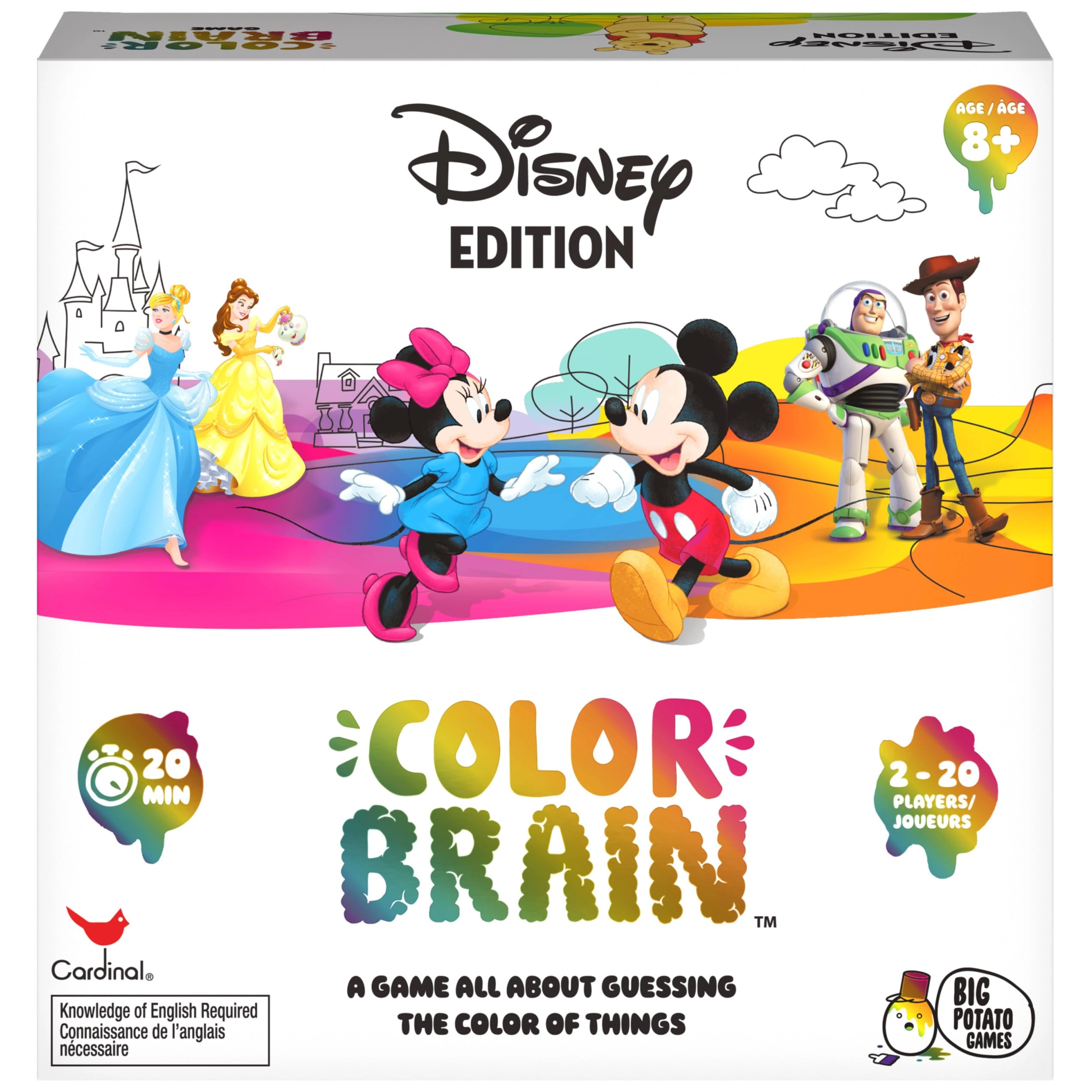 Cardinal Disney Colorbrain - Board Game